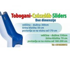 Prodajem TOBOGANE u tri dimenzije u raznim bojama