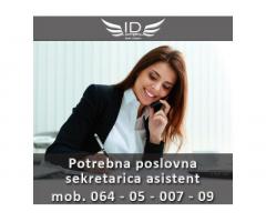 Potrebna sekretarica asistent za unapređenje i organizaciju procesa rada