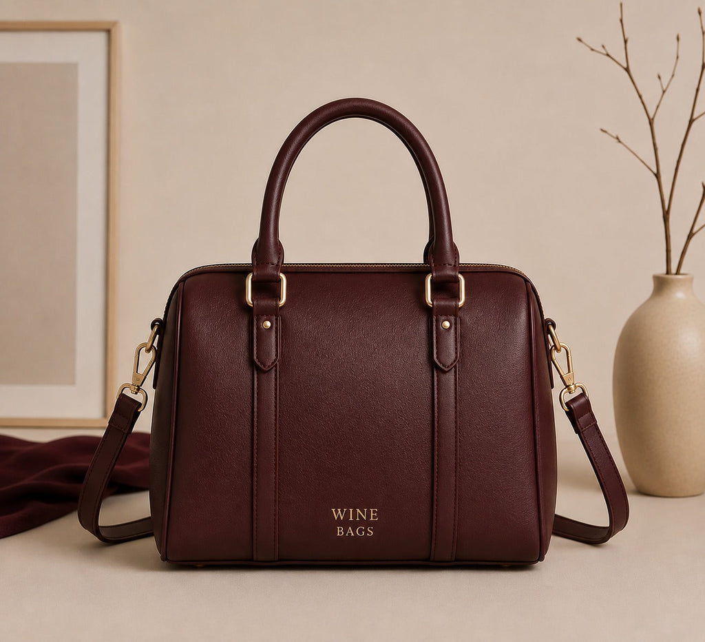 Travel Satchel – Burgundy